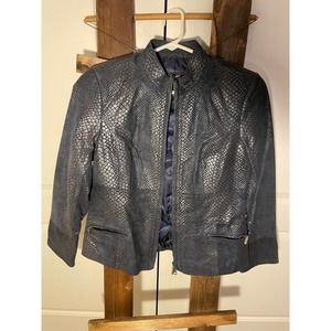 Alfani Petite Genuine Leather